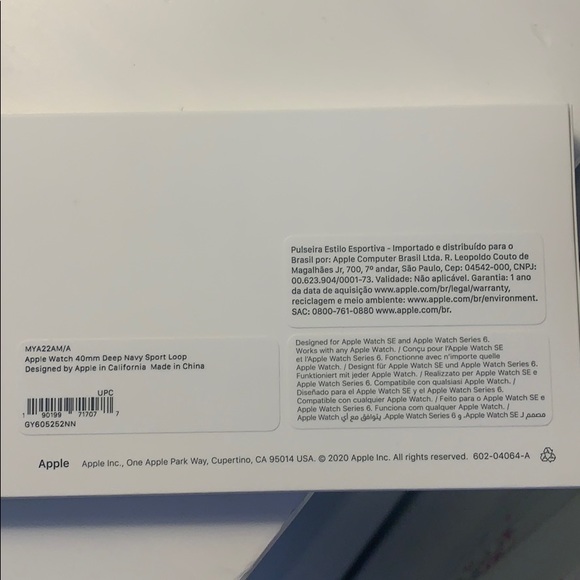 Apple Watch Deep Navy Sport Loop Band - 40mm - Picture 3 of 6